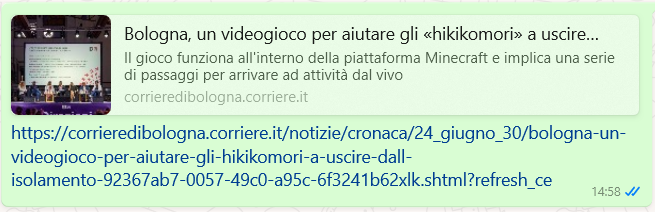 Corriere Bologna Avatar School